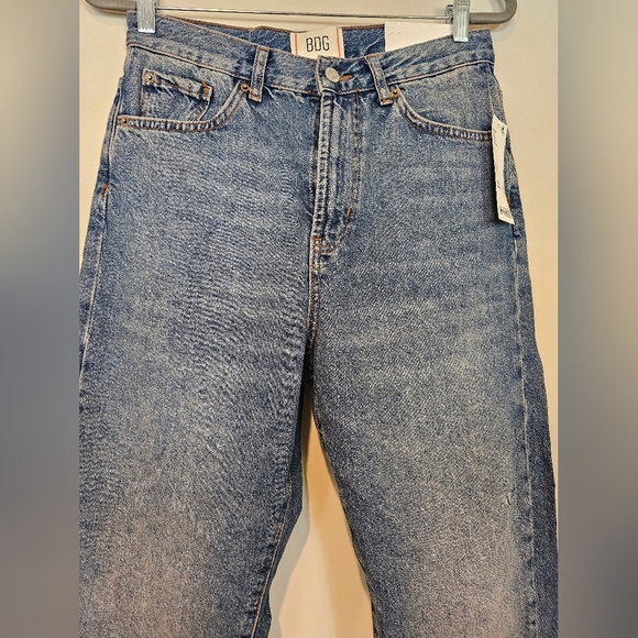 BDG Urban Outfitters Size 25 Cowboy Jeans Hi-Rise Straight Leg New w/ Tags - Picture 2 of 8